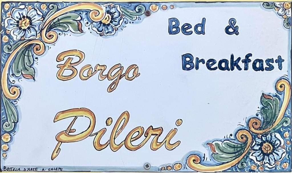 B&B Borgo Pileri Mazzarino Экстерьер фото